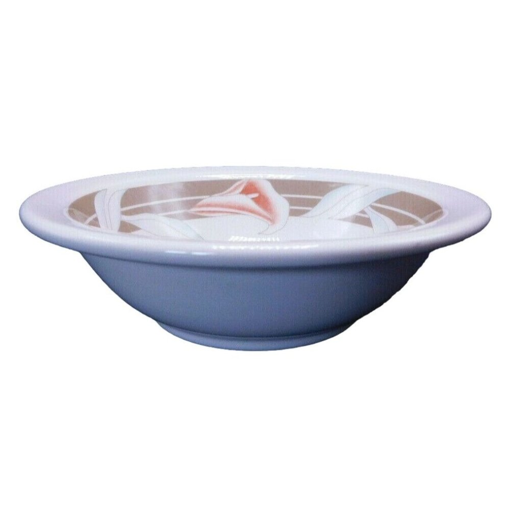 Syracuse China Calla Lily Ironstone Round Bowl 6" Wide